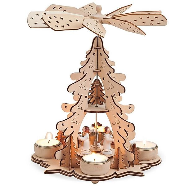 matches21 HOME & HOBBY Weihnachtspyramide Weihnachtspyramide Tannenbaum & E günstig online kaufen