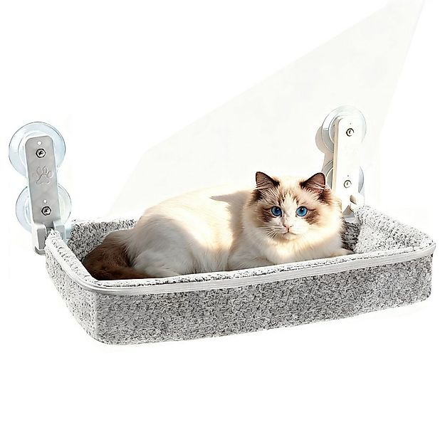 SURFOU Katzen-Hängematte Katzenfensterliege Katzen hängematte mit Saugnäpfe günstig online kaufen