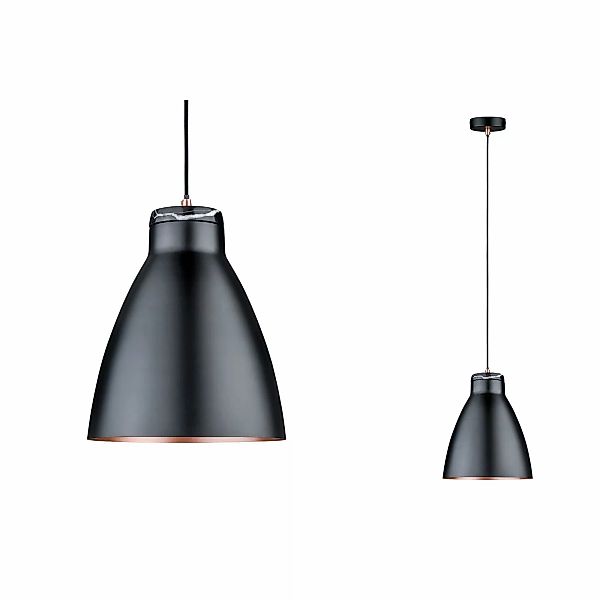 Paulmann "Neordic Pendelleuchte Roald E27 max. 20W Schwarz matt/Kupfer matt günstig online kaufen