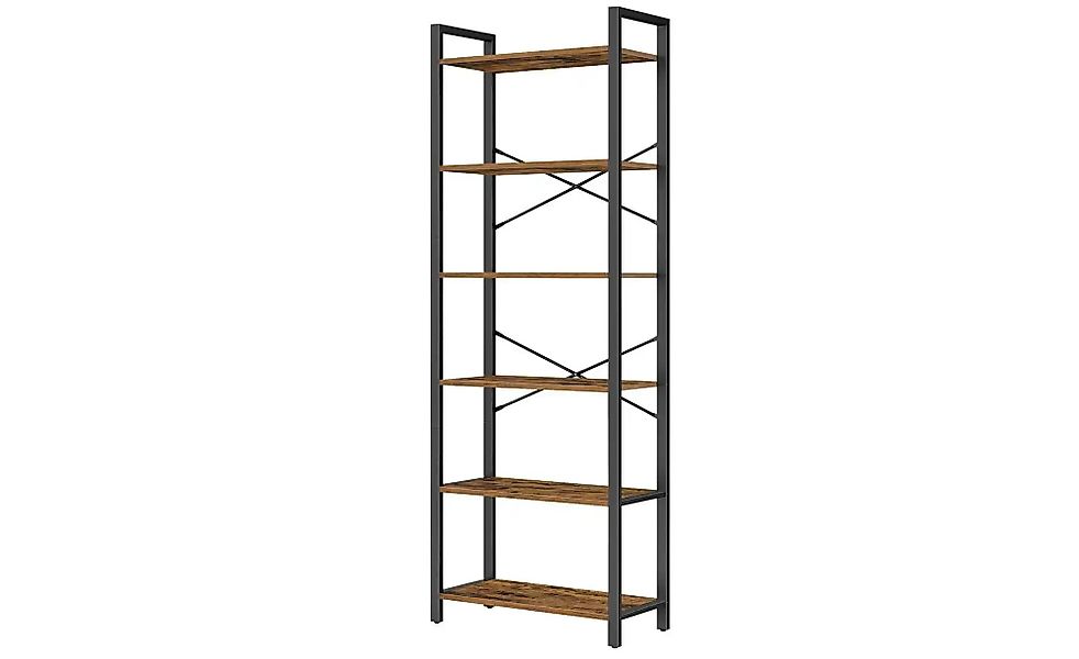 Standregal   ¦ braun ¦ Maße (cm): B: 80 H: 186 Regale > Standregale - Höffn günstig online kaufen