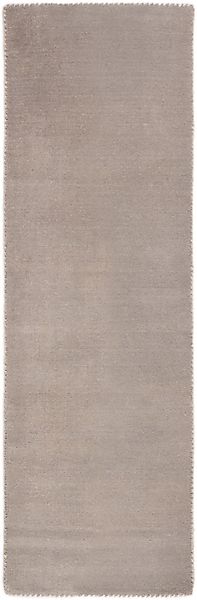 carpetfine Wollteppich "Gabbeh Lola Uni" rechteckig 14 mm Höhe mit natürlic günstig online kaufen