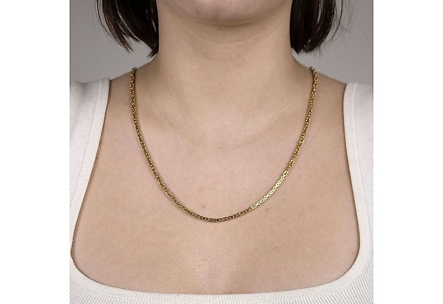 HOPLO Königskette Goldkette Königskette Länge 50cm - Breite 1,8mm - 333-8 K günstig online kaufen