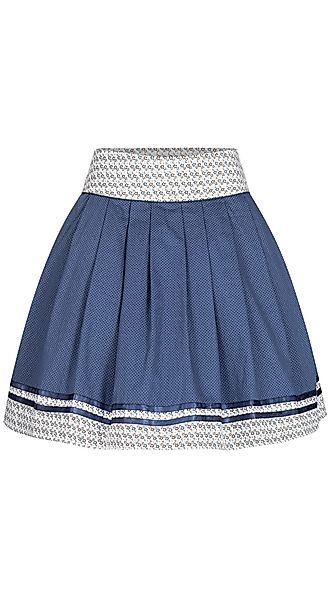 Nübler Trachtenrock Trachtenrock Gitta in Blau günstig online kaufen
