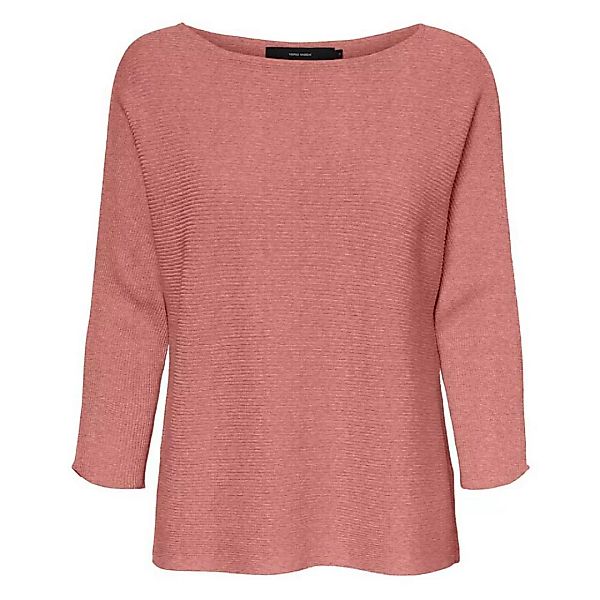 Vero Moda Nora U-boot-ausschnitt Sweater L Old Rose / Detail Melange günstig online kaufen