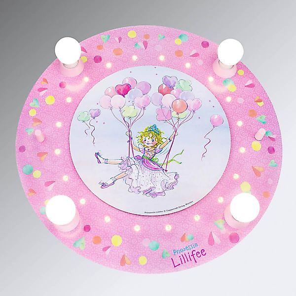 Deckenleuchte Prinzessin Lillifee mit LEDs rund günstig online kaufen