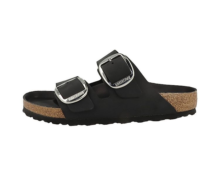 Birkenstock Arizona Big Buckle geöltes Nubukleder schmal Damen Sandale Sand günstig online kaufen