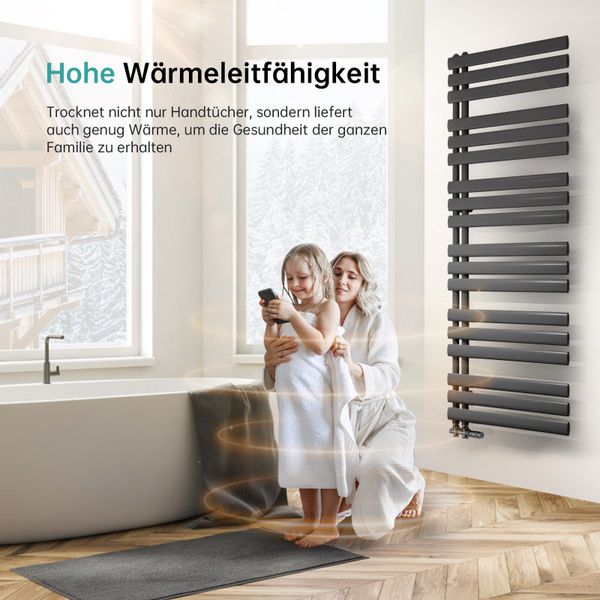 EMKE Badheizkörper Oval Röhren 388-815W Badheizkörper günstig online kaufen