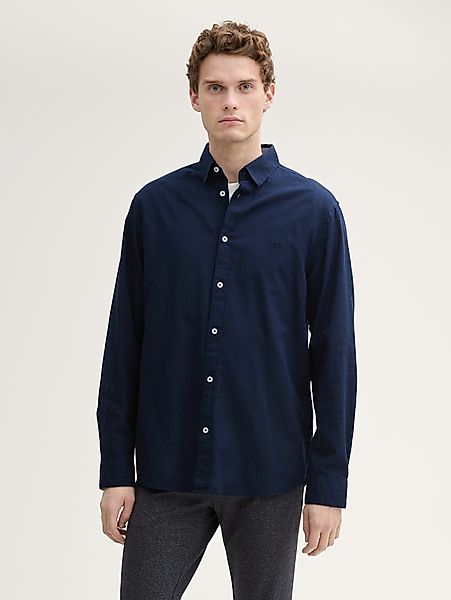 TOM TAILOR Langarmhemd Regular Fit Hemd günstig online kaufen
