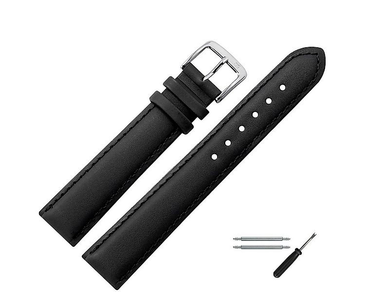 MARBURGER Uhrenarmband 24mm Leder günstig online kaufen