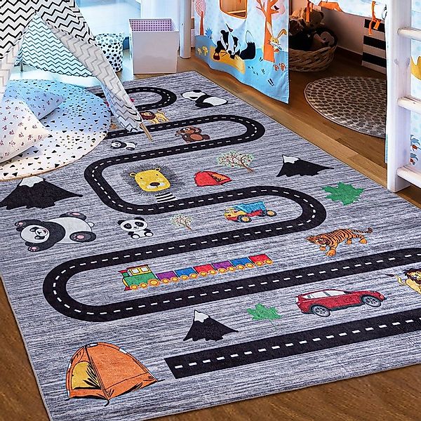 Mazovia Kinderteppich Teppich 1711A PRINT Emma Collection, 80 x 150 cm, Was günstig online kaufen