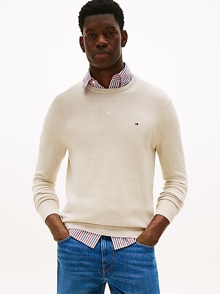 Tommy Hilfiger Rundhalspullover ESSENTIAL COTTON CREW günstig online kaufen