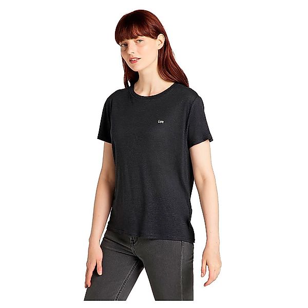 Lee Crew Kurzärmeliges T-shirt M Black günstig online kaufen