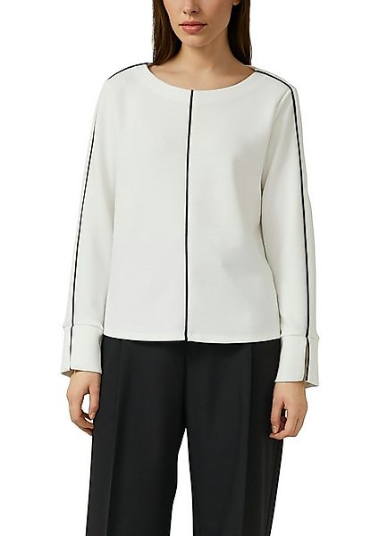 s.Oliver BLACK LABEL Sweatshirt U-Boot Ausschnitt günstig online kaufen