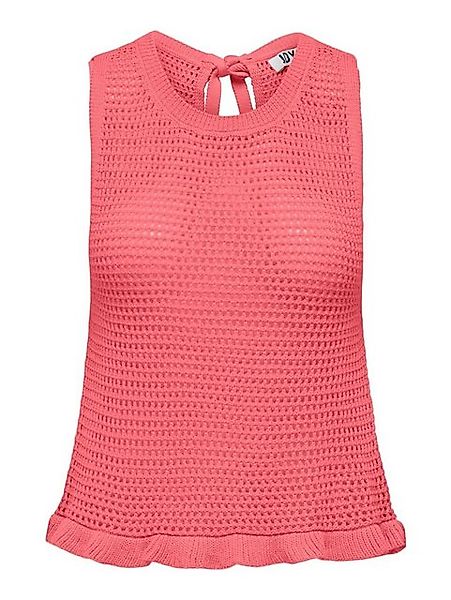 JACQUELINE de YONG Shirttop JDYTIKKA S/L STRUCTURE FRILL TOP KNT günstig online kaufen