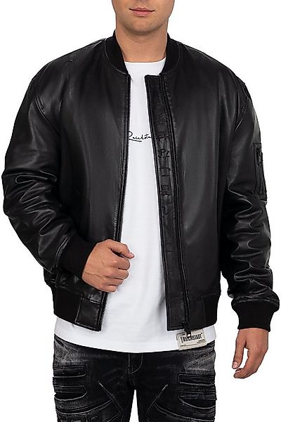 Reichstadt Bomberjacke Herren Echtleder Lederjacke 24RS052 mit einzigartige günstig online kaufen