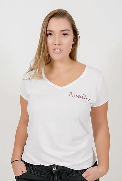 Tu V Shirt Weiß Aus Reiner Bio Baumwolle günstig online kaufen