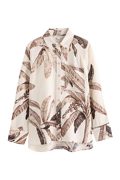 Next Langarmhemd Legeres Button-down-Hemd mit langen günstig online kaufen