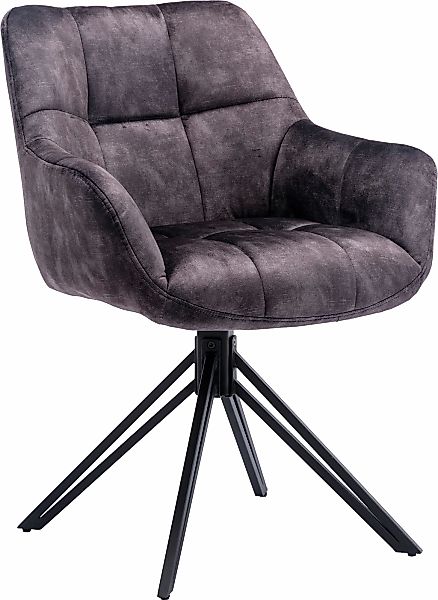 Home affaire Drehstuhl "Soller, TOPSELLER" (Set) 2 Stk.Luxus-Microfaser Bez günstig online kaufen