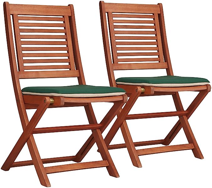 MERXX Gartenstuhl "Cordoba" (Set) 2 Stk.2er Set, Eukalyptus, klappbar, brau günstig online kaufen