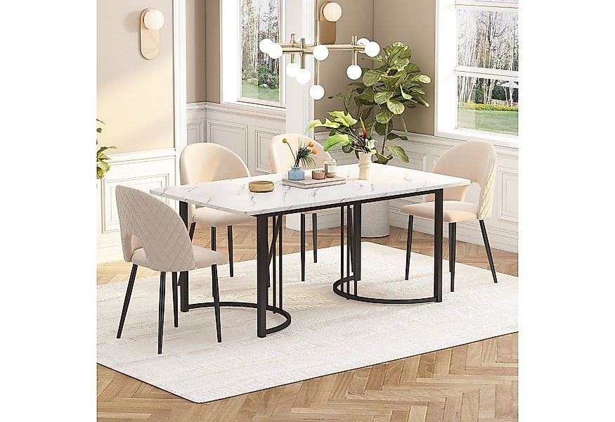 BlingBin Esstisch moderner Küchentisch für Esszimmer Wohnzimmer (1-St., 140 günstig online kaufen