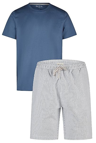 Phil & Co. Shorty Herren Pyjama kurz (2 tlg) Baumwolle günstig online kaufen