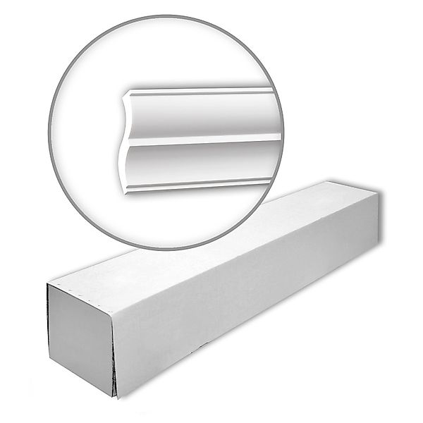 PROFHOME 150275 Eckleisten 1 Karton Set mit 6 Zierleisten 12 m Weiß günstig online kaufen