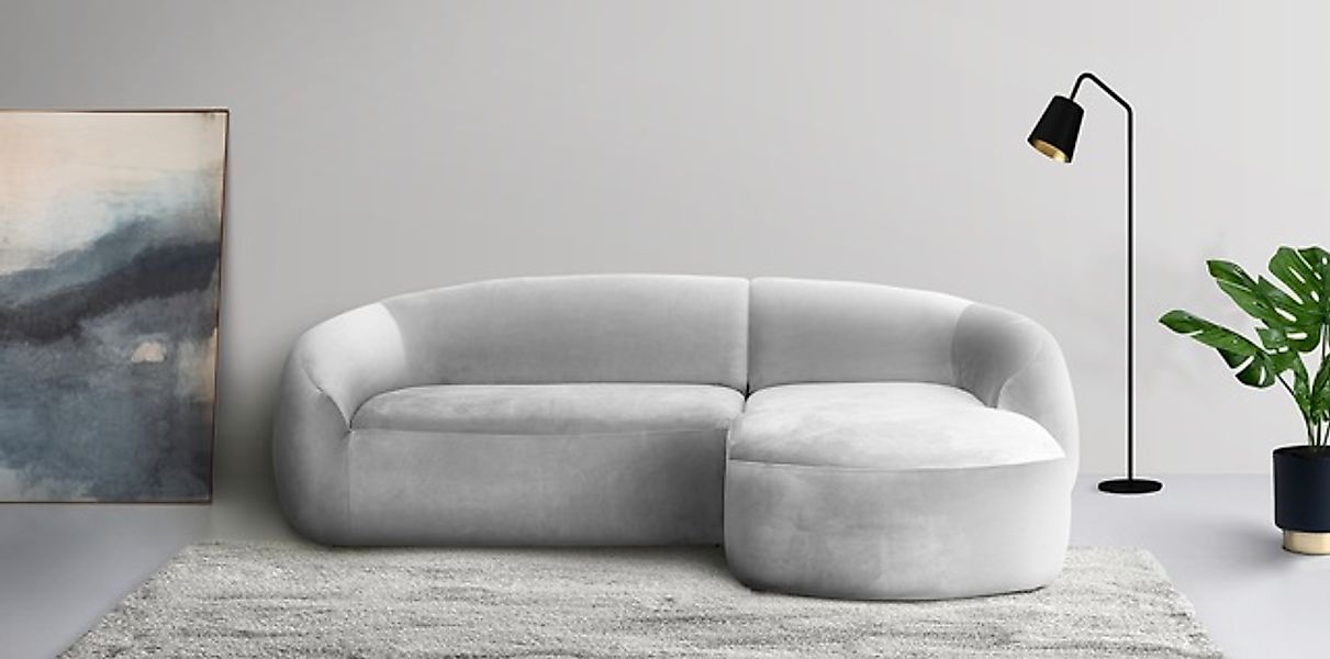 LeGer Home by Lena Gercke Ecksofa »L-Form, Designersofa, organische Form, M günstig online kaufen
