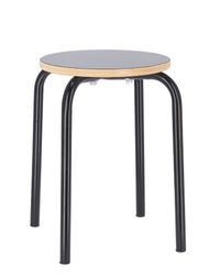 jankurtz Hocker Paris, stapelbar, Schwarz günstig online kaufen