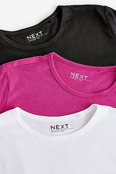 Next T-Shirt Everyday Kurzarm-T-Shirt mit Rundhalsausschnitt günstig online kaufen