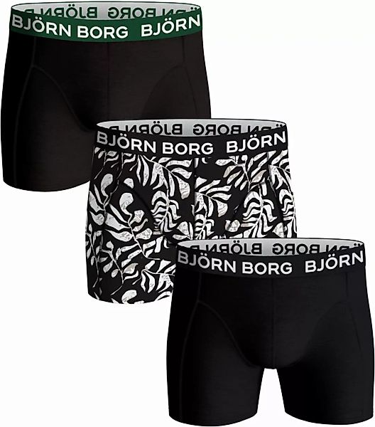 Björn Borg Shorts 3er-Pack Schwarz - Größe M günstig online kaufen