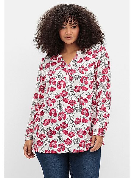 Sheego Tunika Große Größen mit floralem günstig online kaufen