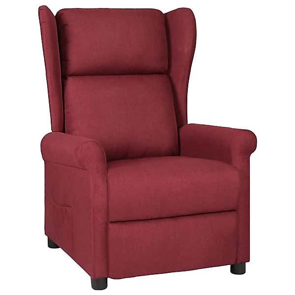 vidaXL Relaxsessel Weinrot Stoff 340952 günstig online kaufen