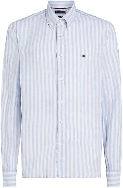Tommy Hilfiger Hemd Leinen Hellblau - Größe XL günstig online kaufen
