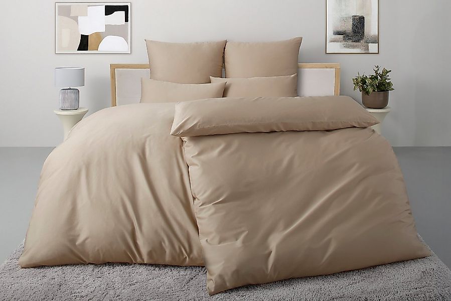 Home affaire Bettwäsche Luisa, Satin, 2 teilig, 100% Baumwolle, ab Gr. 135x günstig online kaufen