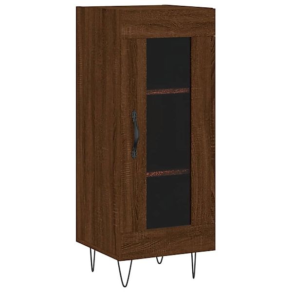 vidaXL Sideboard Braun Eichen-Optik 34,5x34x90 cm Holzwerkstoff 828795 günstig online kaufen
