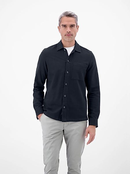 LERROS Langarmhemd "Overshirt aus 100 % Baumwolle, unifarben" günstig online kaufen