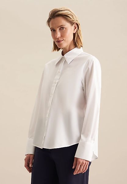 seidensticker Hemdbluse "Schwarze Rose" 1/1 Kragen Uni günstig online kaufen