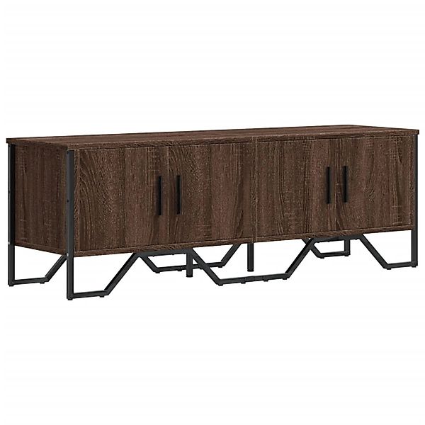 VidaXL TV-Schrank Braun Eichen-Optik 122x34x41 cm Holzwerkstoff 2 günstig online kaufen