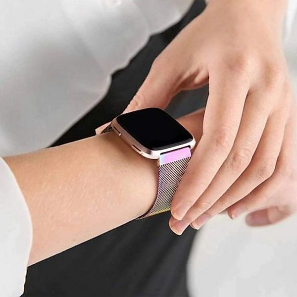 SmartUP Smartwatch-Armband Milanese Armband für Fitbit günstig online kaufen