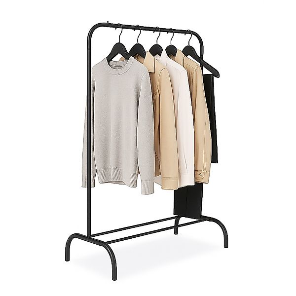 relaxdays Kleiderständer Eise, Schwarz günstig online kaufen