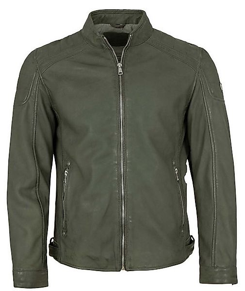 Mauritius Lederjacke MMCayo Mauritius - Herren Lederjacke Lammnubuk olive günstig online kaufen