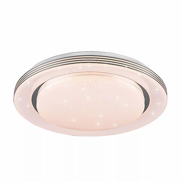 LED-Deckenlampe Atria, Ø 48 cm, weiß, Kunststoff, CCT günstig online kaufen