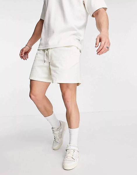 New Look – Shorts zum Überziehen in Stein-Grau günstig online kaufen