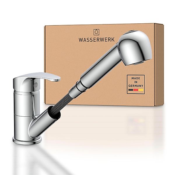 WASSERWERK Spültischarmatur »WK 7, Wasserhahn, Küche, Einhebelmischer«, 90° günstig online kaufen