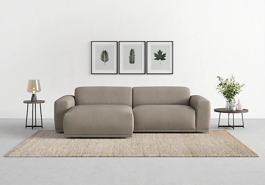 TRENDMANUFAKTUR Ecksofa "Braga, mit hochwertigem Kaltschaum, L-Form, in Cor günstig online kaufen