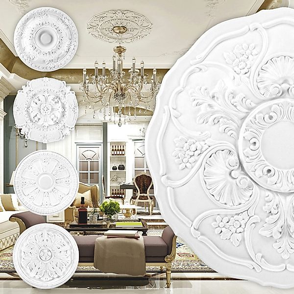 Grand Decor Wanddekoobjekt R123 (Stuckrosette aus günstig online kaufen