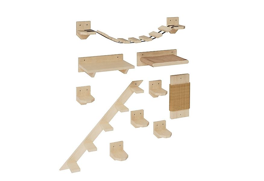 QLS Katzen-Kletterwand, Wandliege Katzenliege Katzenbett Katzenregal und an günstig online kaufen