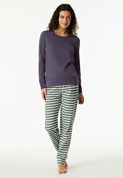 Schiesser Schlafanzug Casual Essentials (2 tlg) Baumwolle, Rundhalsausschni günstig online kaufen