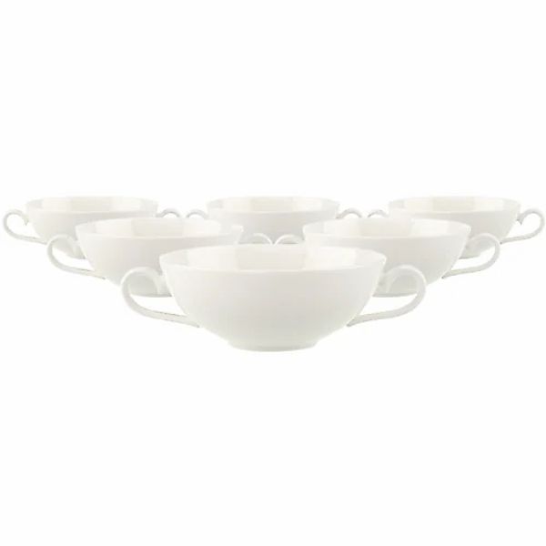 Villeroy & Boch Tasse »Suppen-Obertassen Royal 200 ml 6er Set weiß« günstig online kaufen