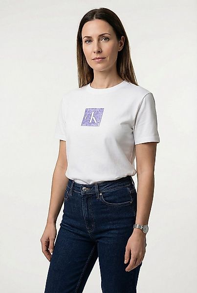 Calvin Klein Jeans T-Shirt CLASSIC FIT MONOGRAM TEE Regular fit mit Rundhal günstig online kaufen